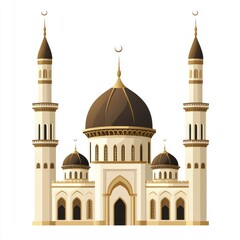 Fototapeta premium Grand Mosque Illustration