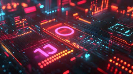 Fototapeta premium Digital Interface Illustrating the Impact of Increased Import Tariffs on Business Operations and Trade Relations