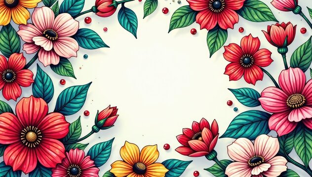 Intricate line art floral pattern, suitable for sophisticated flyers , vector, design, elegant