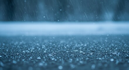 Whispers of Winter Rain AI Generated