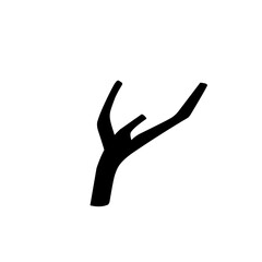 Obraz premium tree branch silhouette