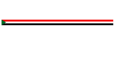 Long Sudan Flag Ribbon
