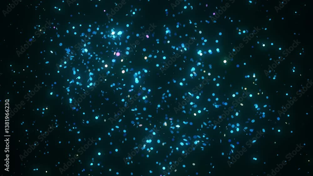 Poster glowing particles dynamically align to form a futuristic map of mexico. the animation features rotat