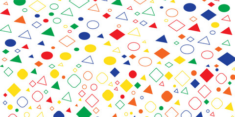 A checkered background with alternating different and random colors. A seamless repeating pattern.