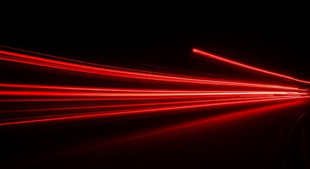 Fototapeta premium Crimson Convergence AI Generated