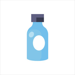 An illustration of a refreshing liquid soap bottle, highlighting its clean and simple design.