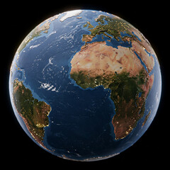 Fototapeta premium earth globe illustration