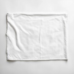 Obraz premium Cotton tea towel on white background perfect for kitchen use
