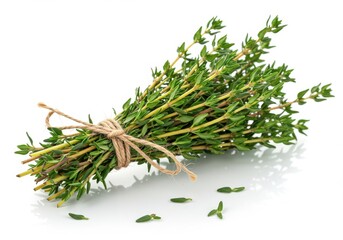 Fresh thyme sprigs aromatic herb