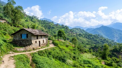 Scenic Mountain Landscape Home