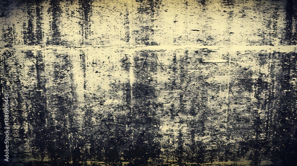 Poster a textured close up view showing weathered surface details