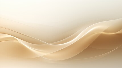 A beige background with golden lines and curves, simple and elegant style, light gold and white color scheme, soft lighting, and an abstract composition. 