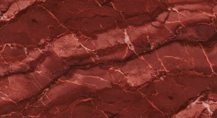 Fototapeta premium Crimson Marble Swirl Deep Red Stone Texture Russet Veined Stone Intricate Marble Pattern Rich Red Marble Abstract A Crimson Abyss Bloodstone Depth Marbled Earth Tones AI Generated