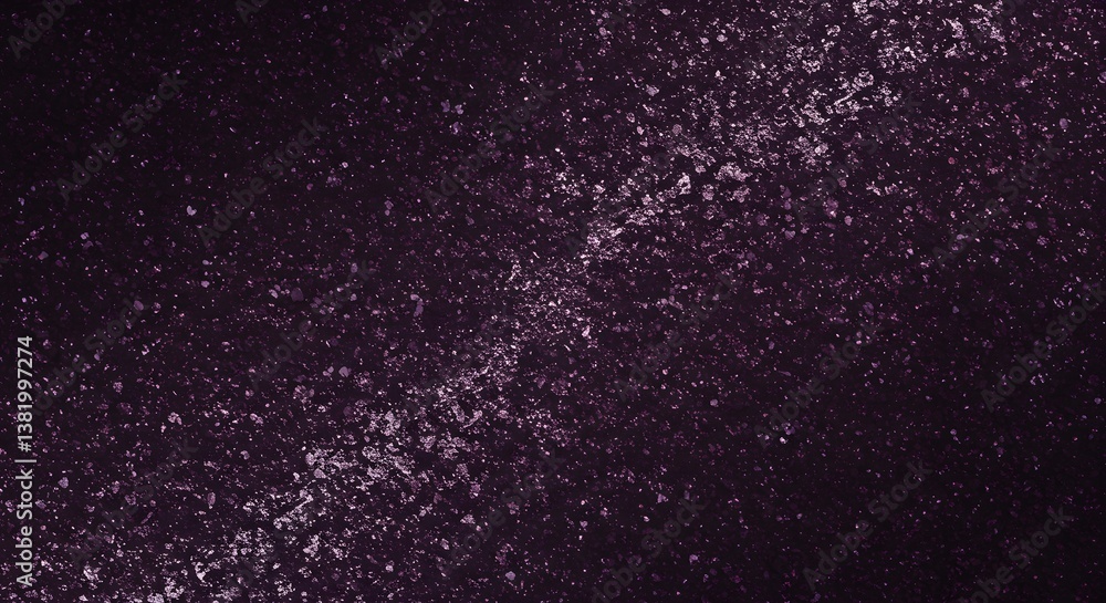 Poster dark purple abstract background with speckles and grunge texture