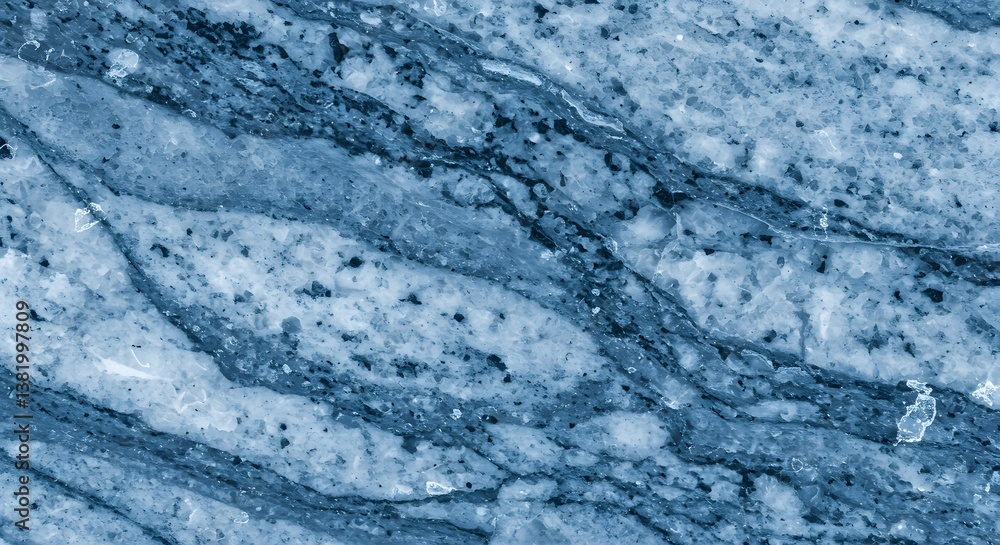 Aufkleber abstract blue marble texture background with elegant vein patterns