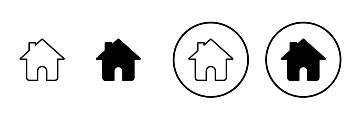 House icon vector. Home sign and symbol
