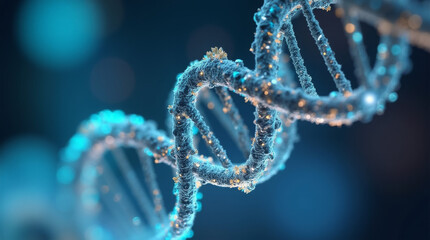 Generative AI DNA Helix Structure Molecular Biology DNA double helix molecular biology gene genetics molecule science scientific structure future innovation research progress