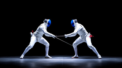 fencing duel,