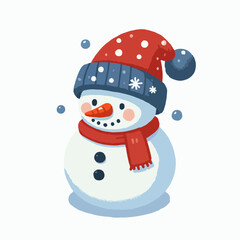 snowman vector illustration