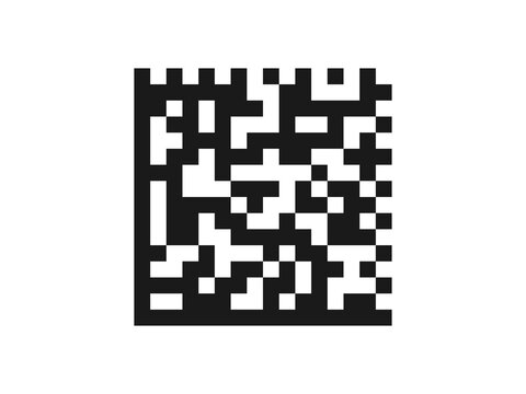 DataMatrixコードのイラスト