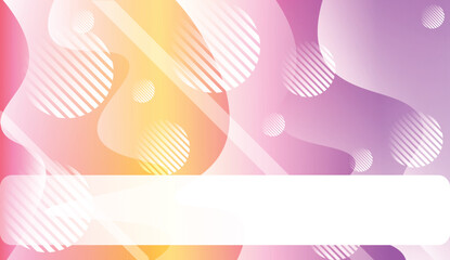 Geometric Pattern With Lines, Wave. For Your Design Ad, Banner, Cover Page. Vector Illustration with Color Gradient.