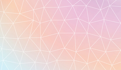 Modern elegant background with polygonal elements. For interior wallpaper, smart design, fashion print. Vector illustration. Creative gradient color.