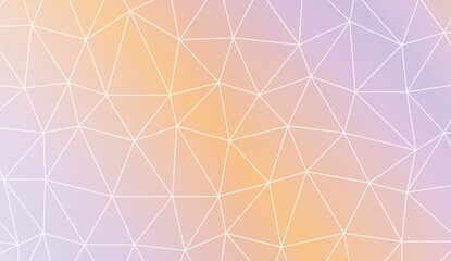 Fototapeta premium Decorative background with triangles. For flyer, screen, business presentation. Vector illustration. Creative gradient color.