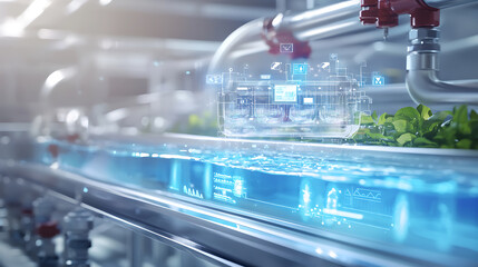 Water management technology industrial facility digital innovation clean environment futuristic viewpoint
