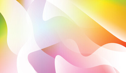 Abstract Wavy Background. For Business Presentation Wallpaper, Flyer, Cover. Vector Illustration with Color Gradient.