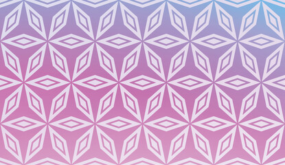 Modern Pattern With Curved Line. Geometric Elements. Blurred Gradient Background. Design For Screen, Presentation, Wallpaper. Holiday Object. Vector Illustration
