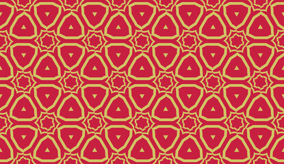 Curved line in triangles style. Vector illustration. CFor interior wallpaper, smart design, fashion print.