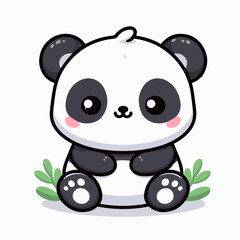 panda vector illustration © Andi