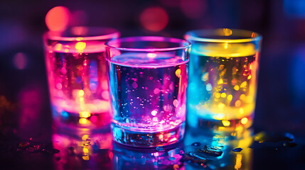 Colorful Neon Shots