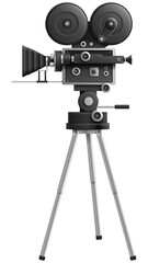 vintage movie camera..Old style movie projector