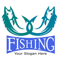 vector illustration of a fish
