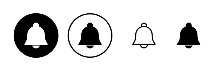 Bell Icon vector illustration. Notification sign and symbol for web site design