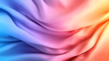 Obraz premium Colorful Silk Drape Abstract Gradient Texture.