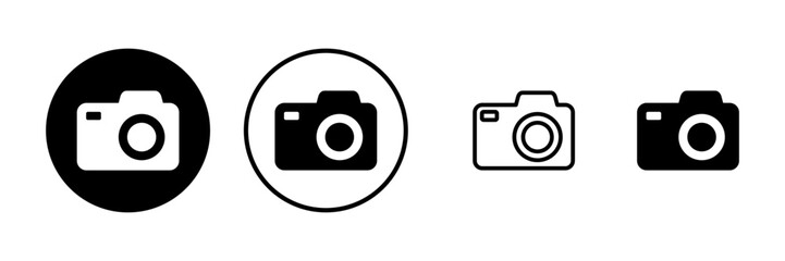 Camera icon vector illustration. photo camera sign and symbol. photography icon.