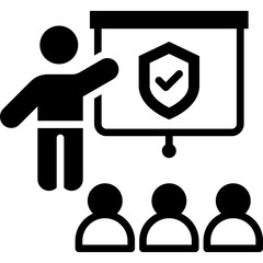Obraz premium Workplace Training Icon