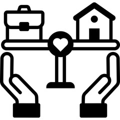 Work Life Balance Icon