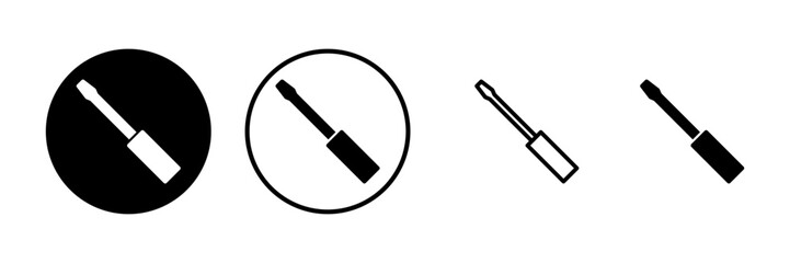 Screwdriver icon vector illustration. tools sign and symbol