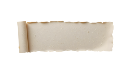 Torn Paper Scroll, Rolled Parchment Texture, Vintage Paper Background, Grunge Paper, Old Paper Design