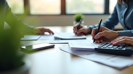 Collaborative Accounting: Teamwork with Calculators and Documents in Office