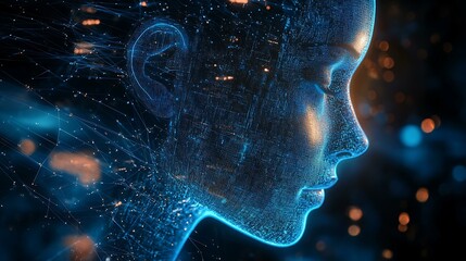 A visual showcasing remote health monitoring empowered by AI-driven insights and smart technology