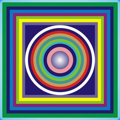 abstract background with rainbow