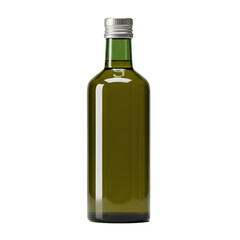 olive oil bottle isolate on transparent background
