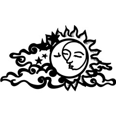 Sun in moon 