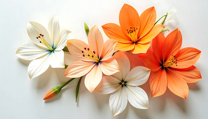 bouquet of orange flowers