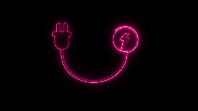 Electric car and electrical cable plug charging icon . Electric plug wire icon. Electricity icon vector image. Can also be used for web apps, mobile apps and print media.