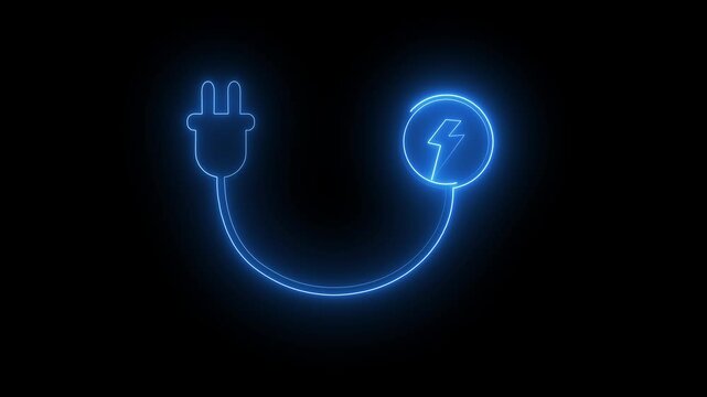 Electric car and electrical cable plug charging icon . Electric plug wire icon. Electricity icon vector image. Can also be used for web apps, mobile apps and print media.